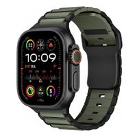 CORREA DEPORTIVA PARA APPLE WATCH SERIE 9-10-11 SE ULTRA 44-45-46-49 MM VERDE OSCURO