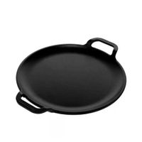 PLANCHA PARA PIZZA VICTORIA DE HIERRO FUNDIDO CURADO 25 CM DIAMETRO