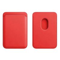 TARJETERO MAGSAFE WALLET PARA IPHONE 12-13-14-15-16-17 COLOR ROJO