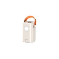 CARGADOR PORTÁTIL REMAX CON LUZ 60000 mAh 27W+22.5W RPP-123 BEIGE