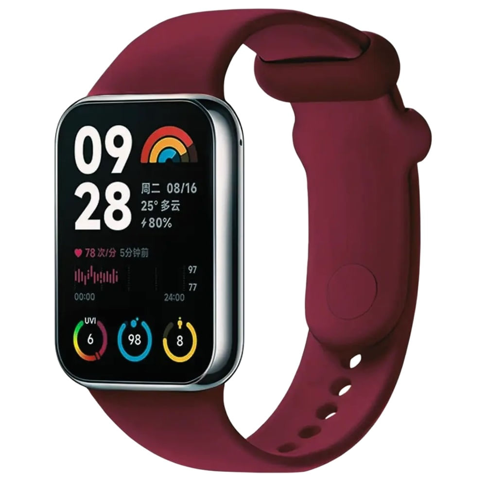 CORREA DE GOMA PARA XIAOMI SMART BAND 9-8 PRO TERRACOTA