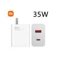 Cargador 35w Dual USB y C, Xiaomi original, power adapter