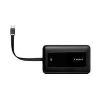Anker Power Bank (20K, 30W, Built-In USB-C Cable) Negro