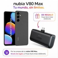 Smartphone ZTE Nubia V80 Max (8+12)GB+256GB Negro + Gift