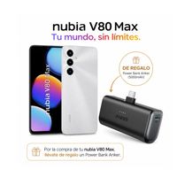 Smartphone ZTE Nubia V80 Max (8+12)GB+256GB Plateado + Gift