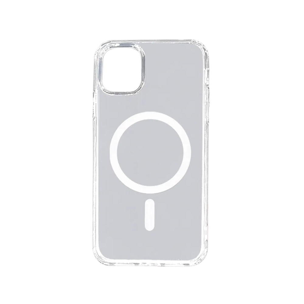 CASE FUNDA BUMPER CON MAGSAFE PARA IPHONE 12 TRANSPARENTE