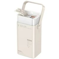 CARGADOR PORTÁTIL REMAX LUZ LED 40000mAh PD20W+QC22.5W RPP-596 BLANCO
