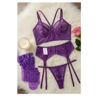 LENCERIA DE ENCAJE PORTALIGAS SEXY BUSTIER