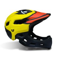 Casco full face integral niños (3 a 10 años) Amarillo