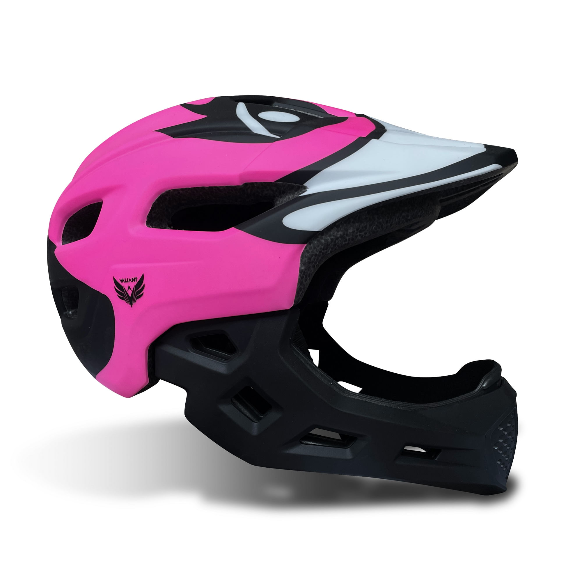 Casco full face integral niños (3 a 10 años) Rosado