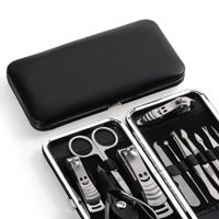 Pack 2 Set Manicure Pedicura Acero Inoxidable 7 Piezas Cortauñas Kawaii