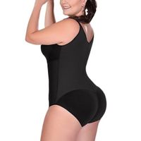 Body Moldeador de Glúteos para Mujer con Control de Abdomen XL NEGRO