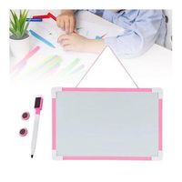 Pizarra Acrílica Magnética Doble Cara 30 x 40 cm Rosada