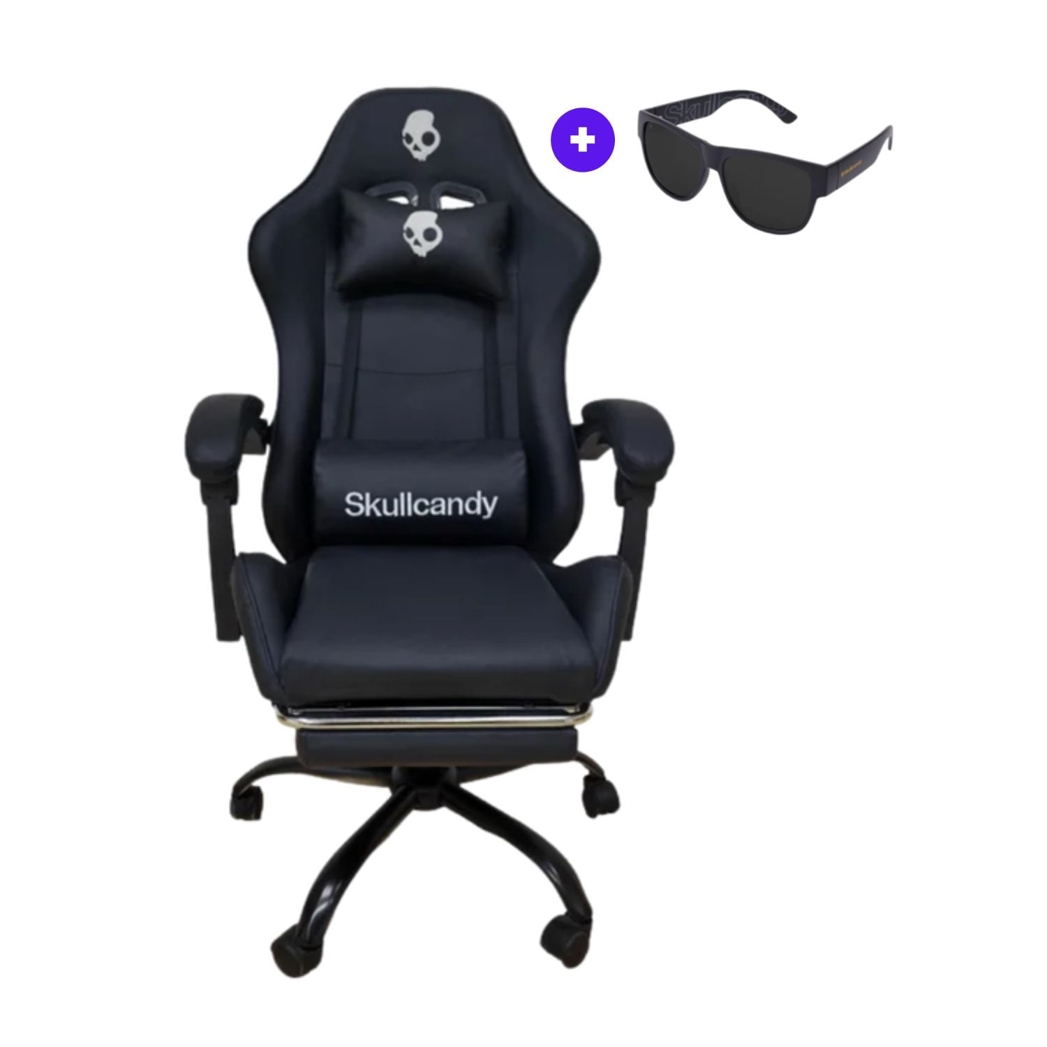 Silla Gamer Skullcandy Negro + Regalo Lentes Skullcandy Type-C