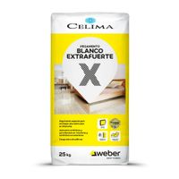 Pegamento en Polvo Extrafuerte Blanco 25 kg Celima Weber