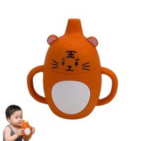 Vaso de Silicona Anti Derrame Tigre Naranja Para Bebe Baby Froggie