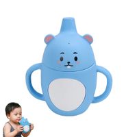 Vaso de Silicona Anti Derrame Conejo Celeste Para Bebe Baby Froggie