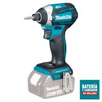Atornillador de Impacto Inalámbrico Makita BL XPT 18V 1/4"" 175Nm DTD154Z sin Batería ni Cargador