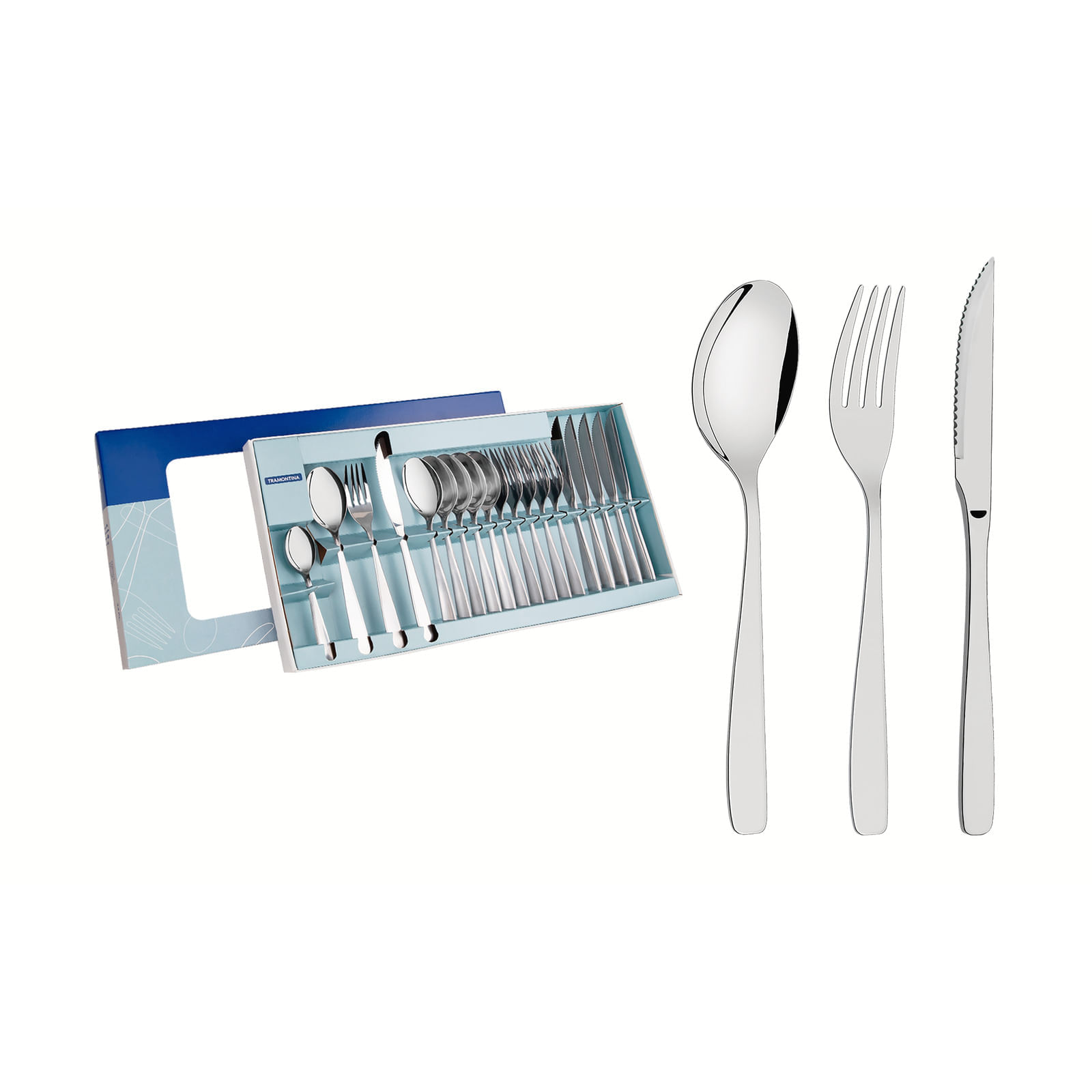 Juego Cubiertos Tramontina Cosmos 24 pzs