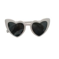 Lentes corazón blancos para la novia despedida de soltera bride to be