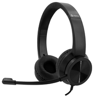 AUDIFONOS CON MICROFONOS USB TE-8037N HEADSET  Negro