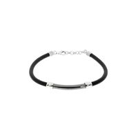 Pulsera Redondo Plata 925 & Cuero