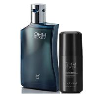 Set Ohm Black Perfume de Hombre + Desodorante