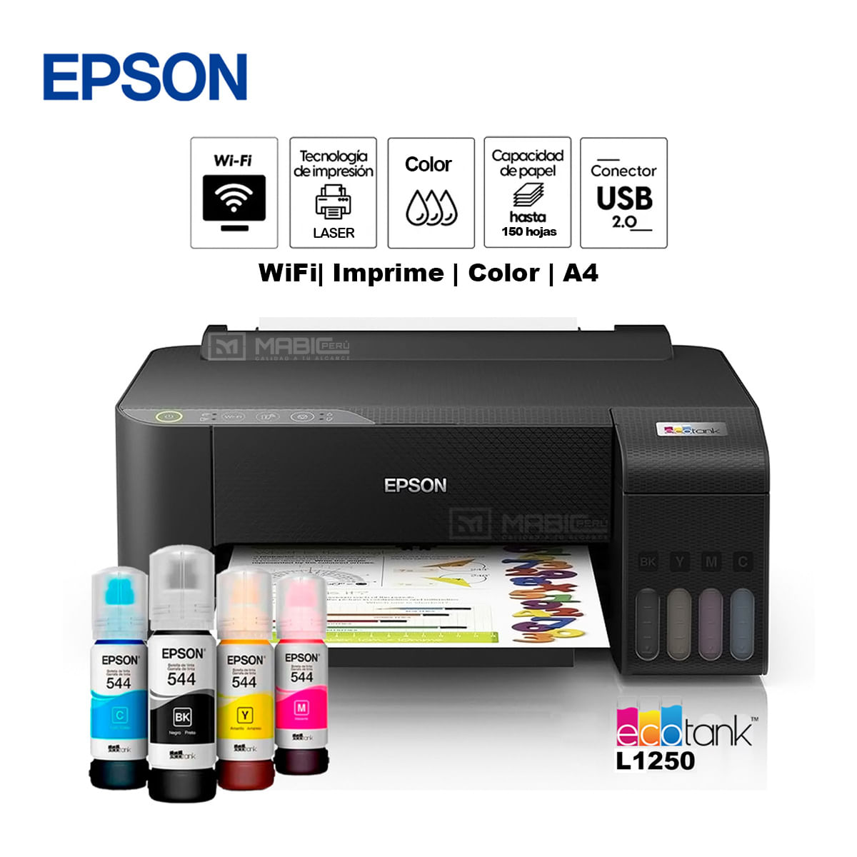 Impresora Epson L1250 WIFI USB 2.0