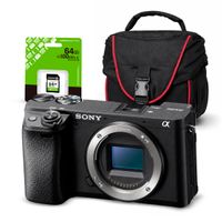 Cámara Sony Alpha a6400 Mirrorless (Cuerpo Solo) + Kit Básico de Accesorios