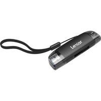 Lector de tarjetas Lexar Dual-Slot USB-A/C para SD y microSD