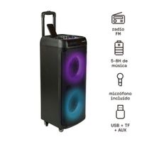 Parlante Karaoke Led Con Jalador 1600W Partyload-1 Kuzler