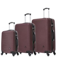 MALETAS DE VIAJE SET DE 3 ROYAL VINO
