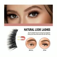 Kit Pestañas Postizas Autoadhesivas Magnéticas 6D EverBeauty