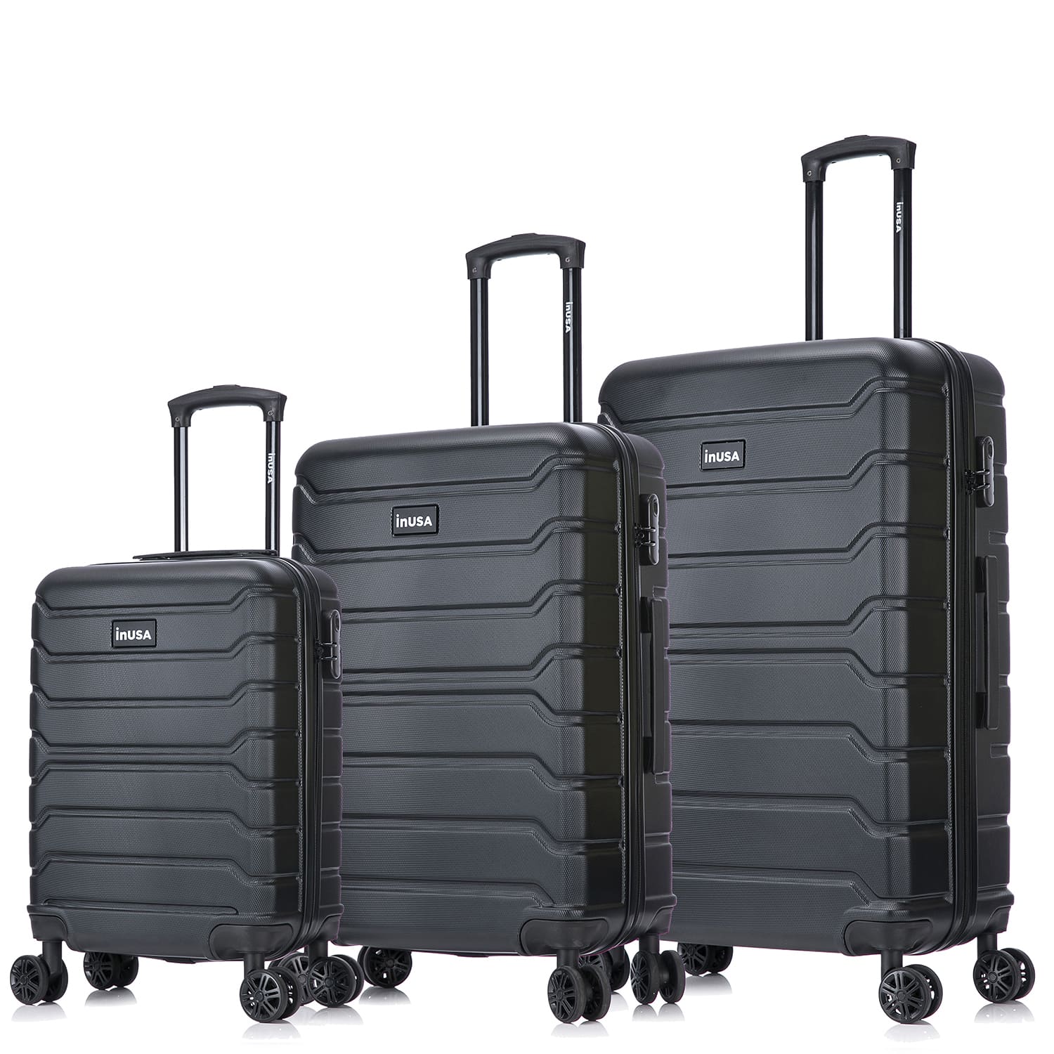 MALETAS DE VIAJE SET DE 3 TREND NEGRO