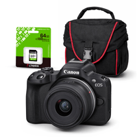 Cámara Mirrorless EOS R50 + Lente RF S 18-45mm + Kit Básico