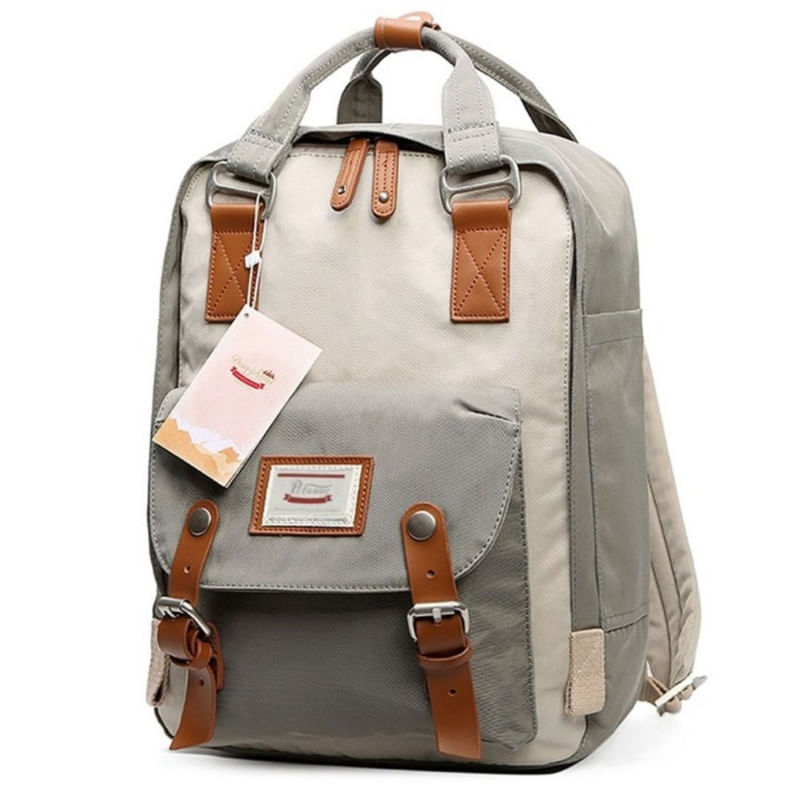 MOCHILA PARA LAPTOP 13"" 14"" PULGADAS PLOMO GRIS