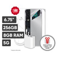Smartphone ZTE Nubia Neo 5 6.75"" 8GB 256GB 50M+2M Silver