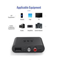 Adaptador Receptor de Audio Bluetooth 5,2, RCA 3,5mm