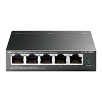 TP-Link - Switch TL-SG105PE de 5 Puertos Gigabit (4 Puertos PoE+)