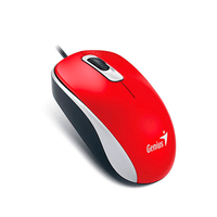 MOUSE GENIUS DX-110 USB OPTICO 1000 DPI ROJO