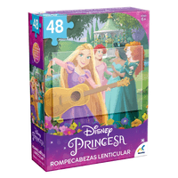 Rompecabeza Disney Princesa Lenticular- 48 Piezas