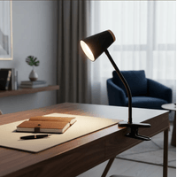 Lámpara De Escritorio Led Con Clip, Ajustable