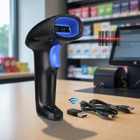 Lector portátil escaner de código de barras Bluetooth Inalámbrico 1D YHD-1100CB