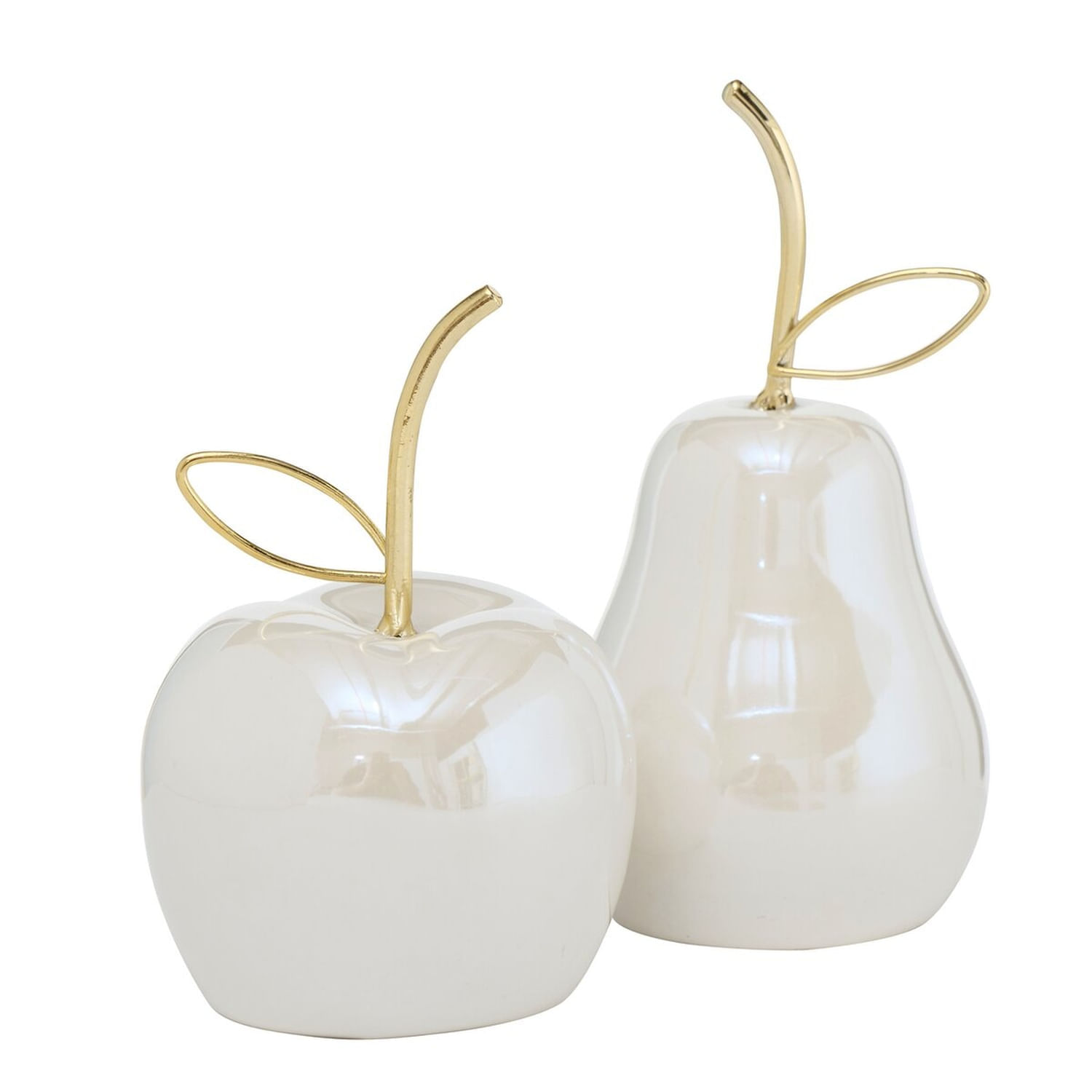 Adorno Fruta Blanco 12 Cm
