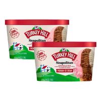 Pack Helado TURKEY HILL Napolitano Pote 1.36L x 2un