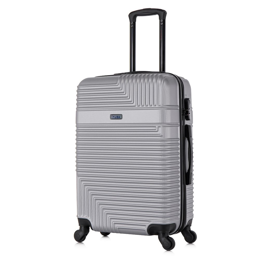 MALETA DE VIAJE MEDIANA 15 KG RESILIENCE PLATEADO
