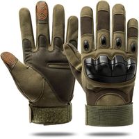 Guantes Táctico Militar de Dedo Completo para Moto, Gym, Ciclismo, etc Verde talla XL