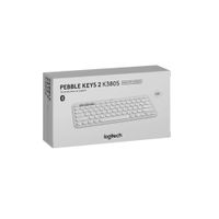 TECLADO LOGITECH PEBBLE 2 K380S BLUETOOTH/WIRELESS SP WHITE