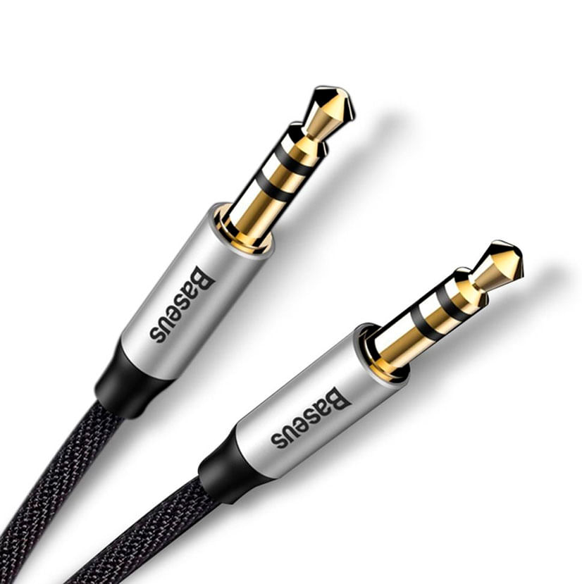 Cable PREMIUM 1m AUX TRS Estereo 3.5mm Nylon Audio Android