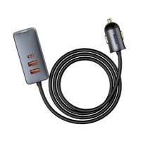 Multi Puertos Cargador Cigarrera USB-A USB-C 120w Carga Rapida